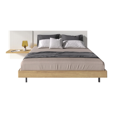 КРОВАТЬ MARK 180x200 белый панель слева Коллекция Mark