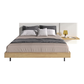 КРОВАТЬ MARK 180x200 белый панель справа Коллекция Mark