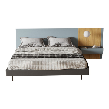 КРОВАТЬ MARK 160x200 голубая панель справа Коллекция Mark