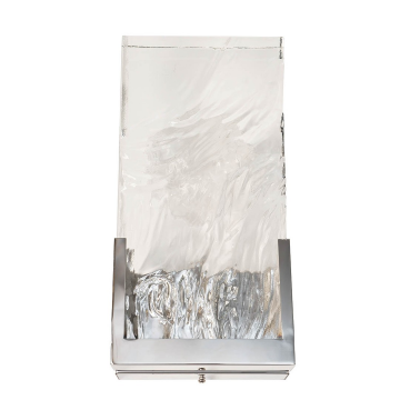 Бра хром, стекло прозрачное