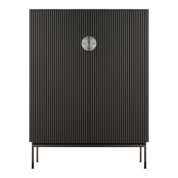 Шкаф UNO чёрный коллекция Living