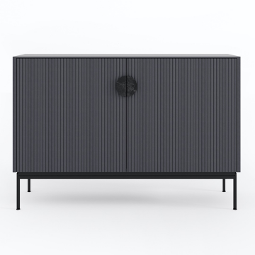 Комод UNO с дверцами серый коллекция Living