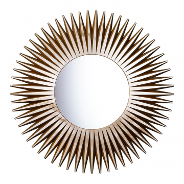 Зеркало-солнце Rays, золотое