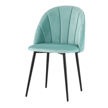 Стул Логан NEW велюр пыльно-голубой