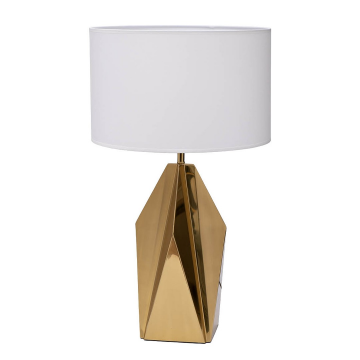 K2KM1253TG-CW Лампа настольная d45*h72см плафон кремовый