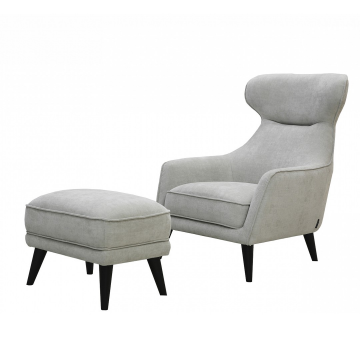 Кресло с пуфом Боско в ткани 4 категории