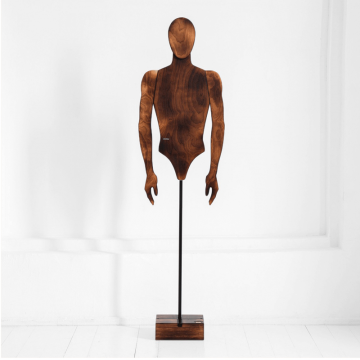 Манекен-вешалка КОСТЯ в цвете жженой березы