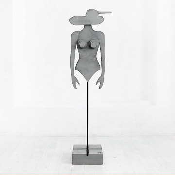 Манекен-вешалка Крошка Танк в сером цвете