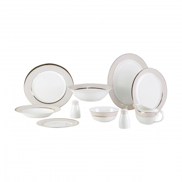Набор посуды из костяного фарфора Bianko 26 pcs dinner set