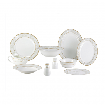 Набор посуды из костяного фарфора Marbella 26 pcs dinner set