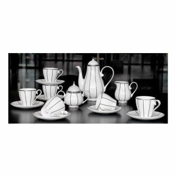 Чайный сервиз из костяного фарфора Flavour 17 Pcs tea Set
