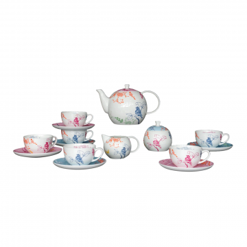 Чайный сервиз из костяного фарфора Sienna 17 Pcs tea Set