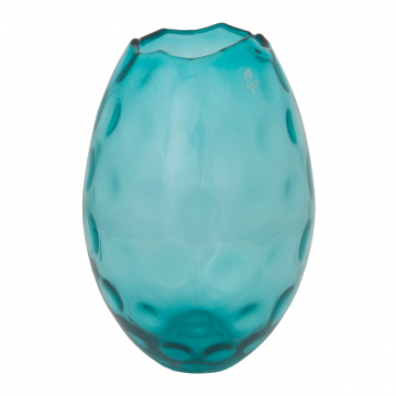 Настольная ваза Blue glass vase