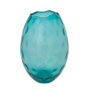 Настольная ваза Blue glass vase