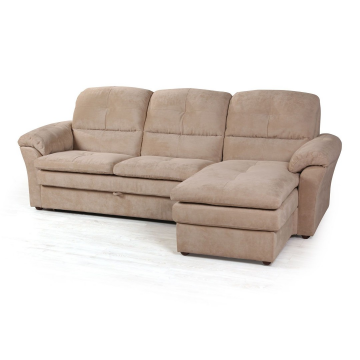 Diamante диван-кровать с шезлонгом велюр бежевый 6166