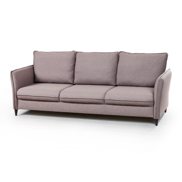 Hans диван-кровать прямой с подлокотниками рогожка серый 6120