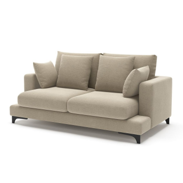 Oscar диван прямой малый рогожка бежевый 6276