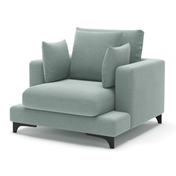 Oscar кресло рогожка голубой 6284