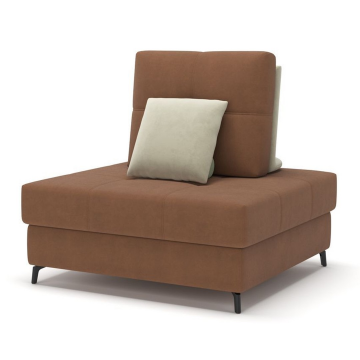 Reef кресло с ящиком замша рыжий 6299