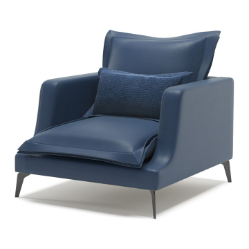 Rey кресло замша синий 6416