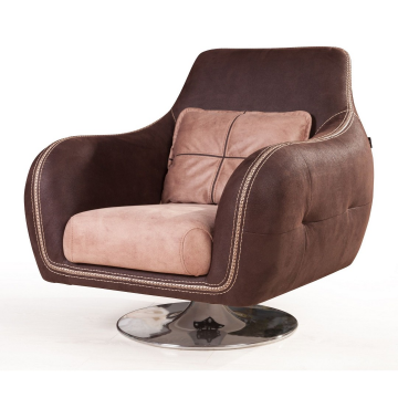 Napoli (Неаполь) кресло на хромированной опоре, замша 12448