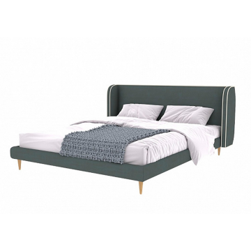 Кровать Стокгольм Box High с подъемным механизмом 140х200 в 4 категории ткани