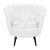 Pearl White на черных ножках