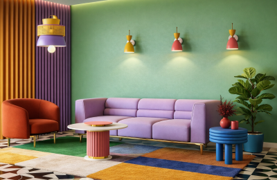Стиль мемфис в интерьере: что это, в чем его особенности и как использовать дома