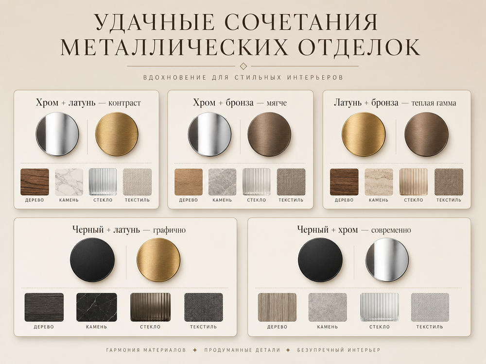 Какие пары металлов проще сочетать
