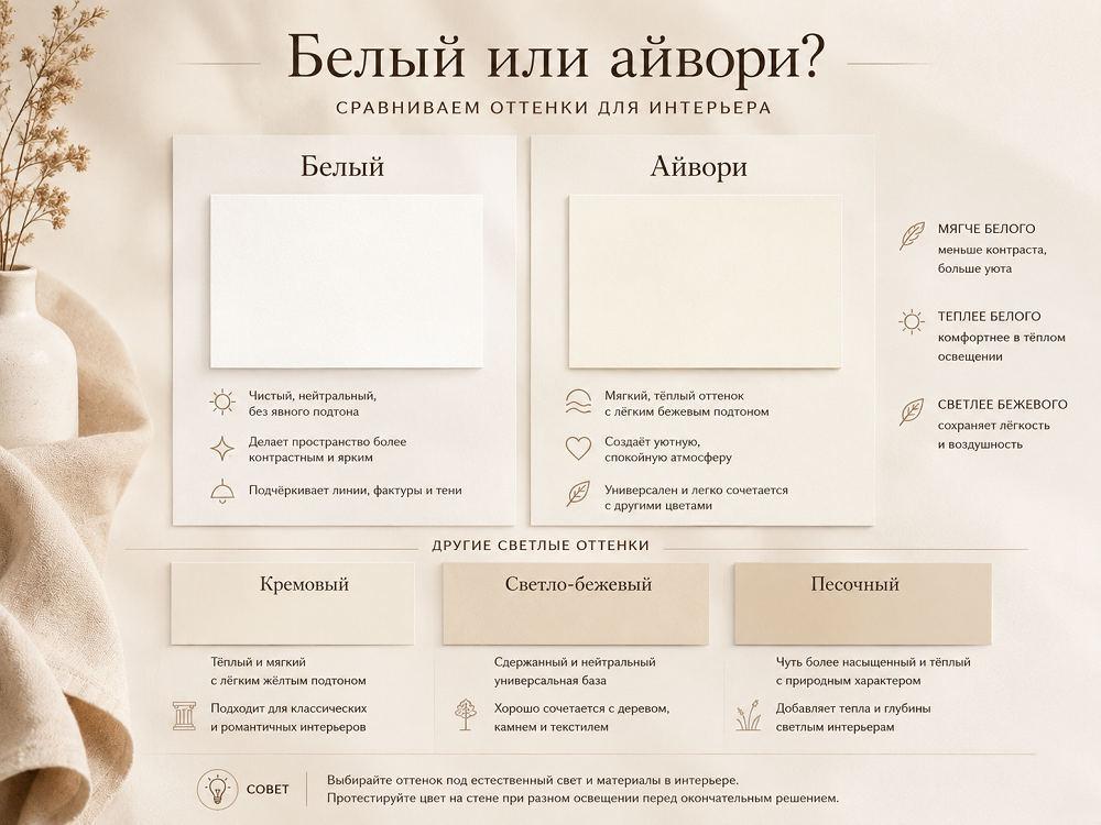 Близкие оттенки работают лучше