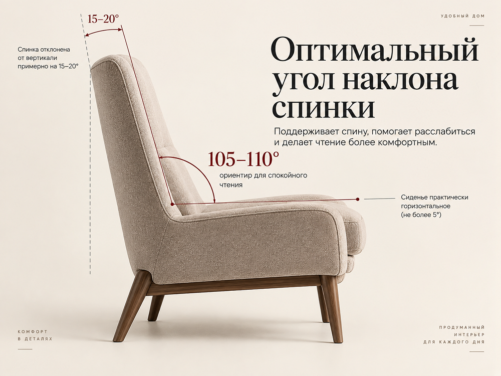 Наклон спинки