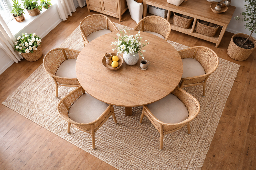 Ковер в столовой