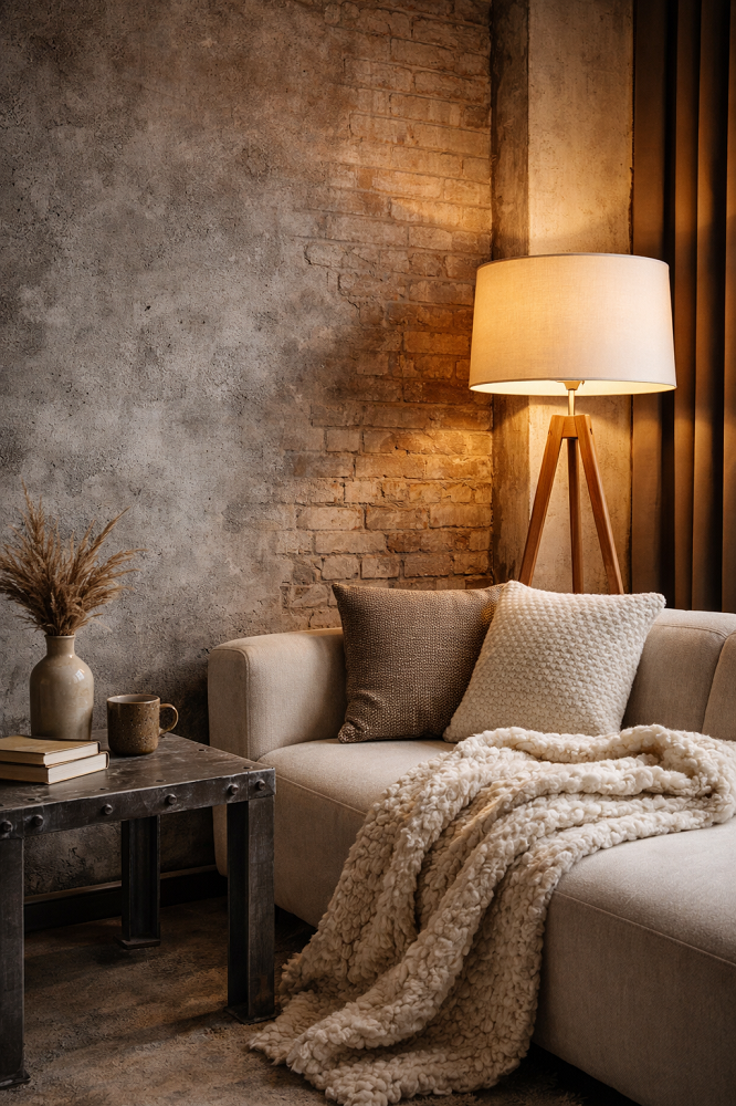 Торшер be.nysq текстиль балансируют стиль лофт