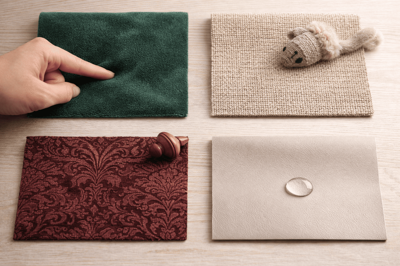 Велюр, рогожка, жаккард, экокожа - обивка дивана