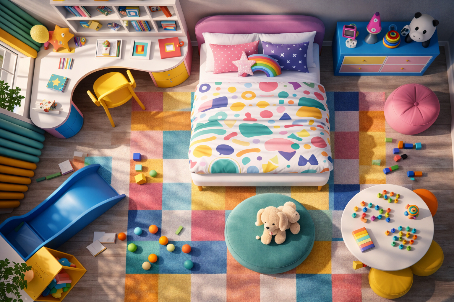 Детская в стиле мемфис