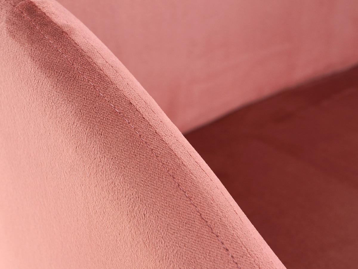 стул dino rose черный металл бархат пыльно розовый