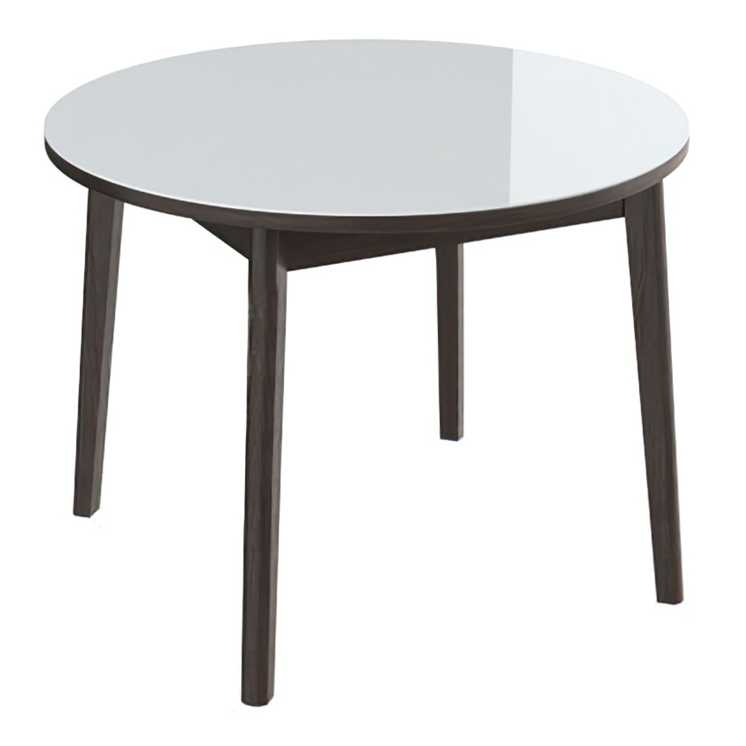 стол круглый белый 80 см для кухни