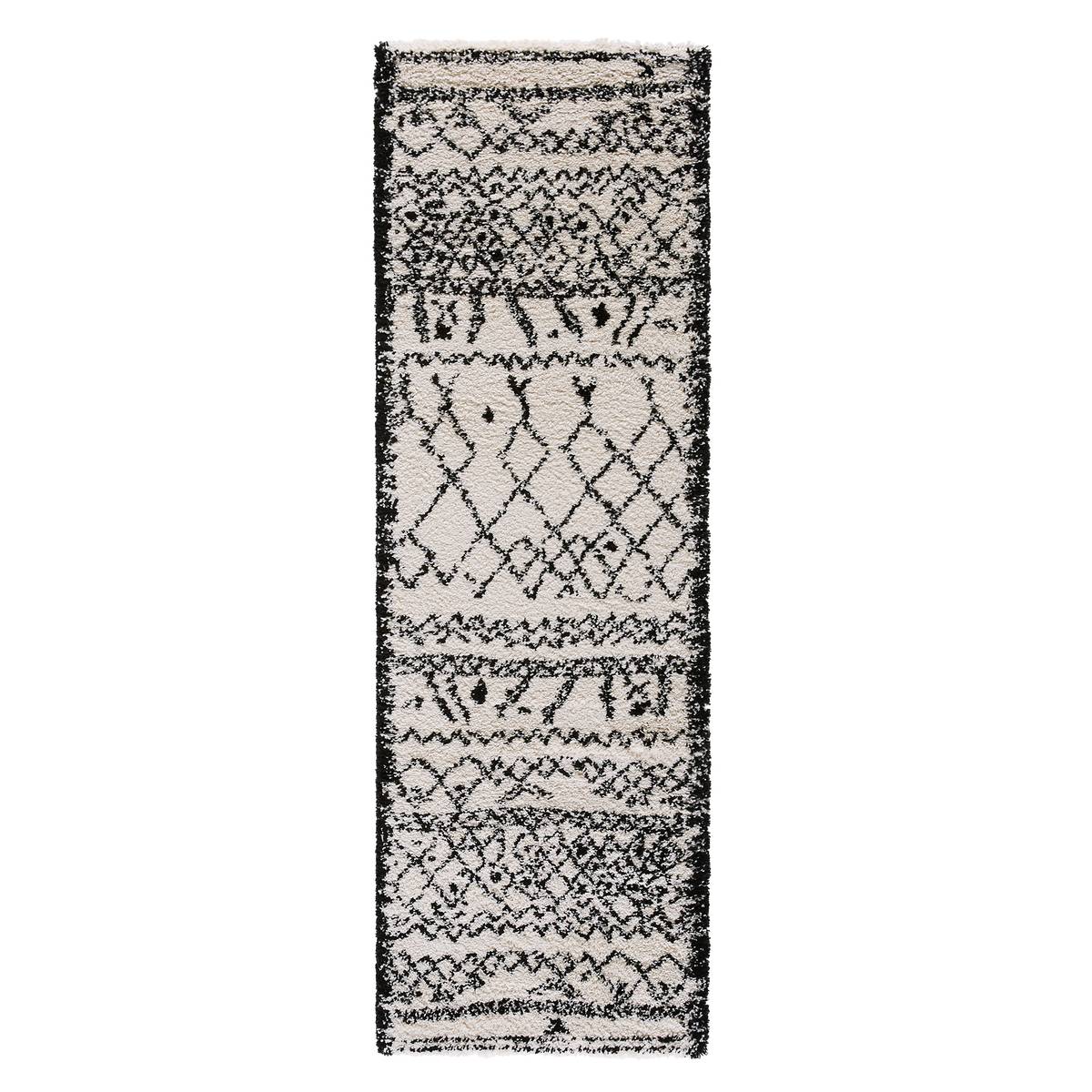 Berber Black White Rug