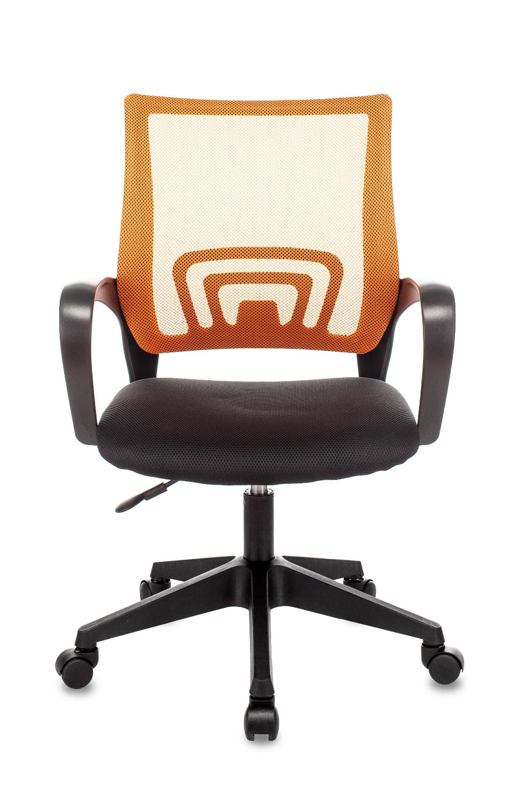 Купить Кресло офисное TopChairs ST-Basic сетка/ткань оранжевый (Россия,  Stool Group) за 5 690 рублей | Roomsee