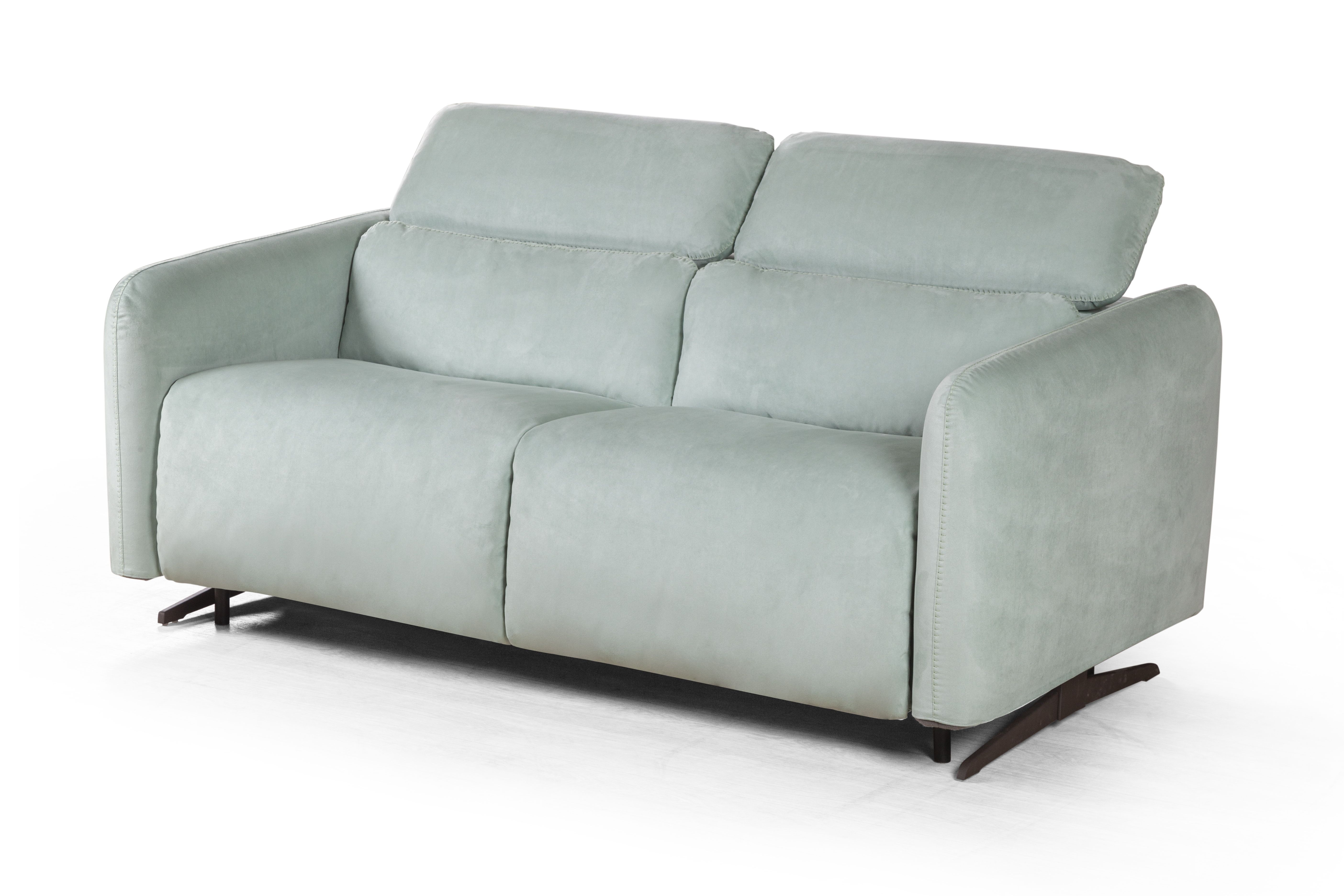 Купить Rimini диван-кровать прямой замша мятный 7793 (Россия, Top concept)за 375 500 рублей