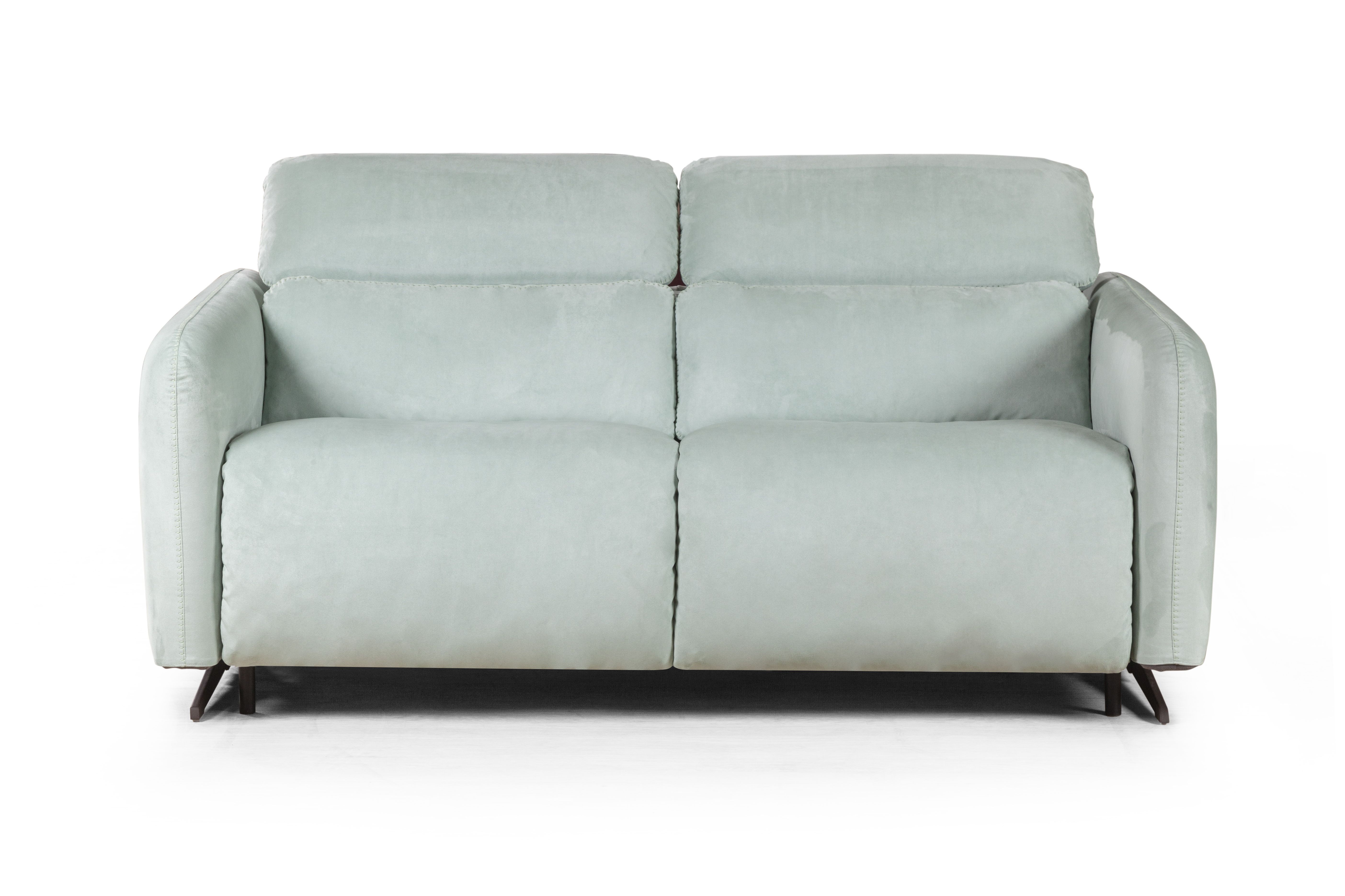 Купить Rimini диван-кровать прямой замша мятный 7793 (Россия, Top concept)за 375 500 рублей